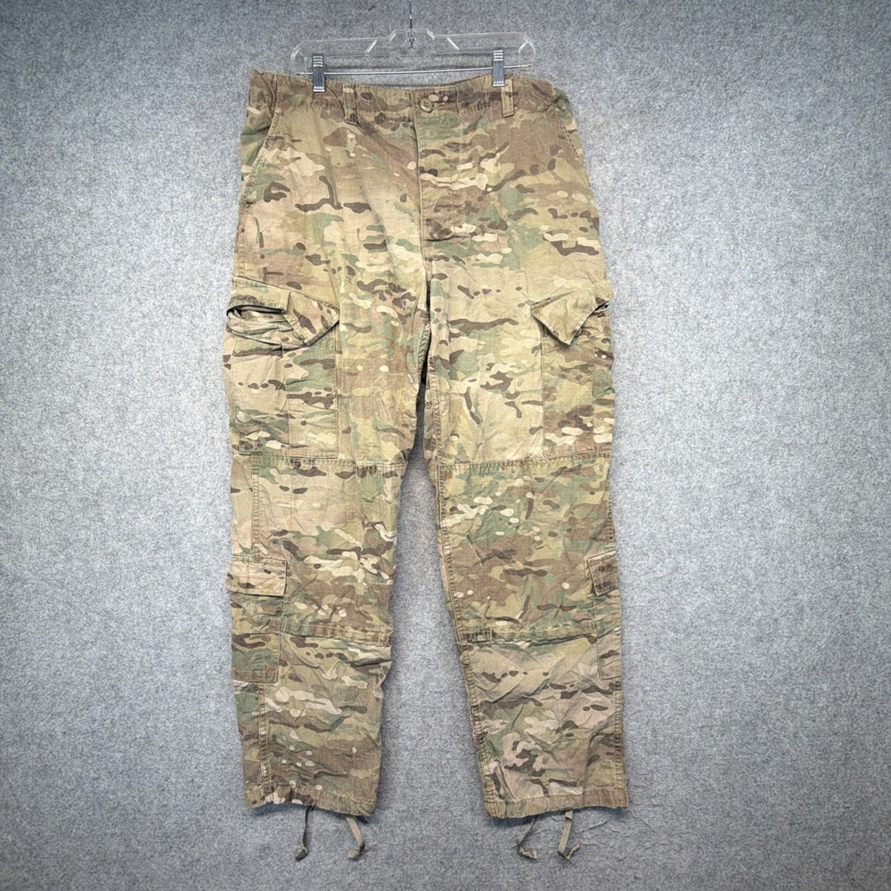 US Army Combat OCP Multicam Trousers Large Ripstop Cargo Pants Mens FR